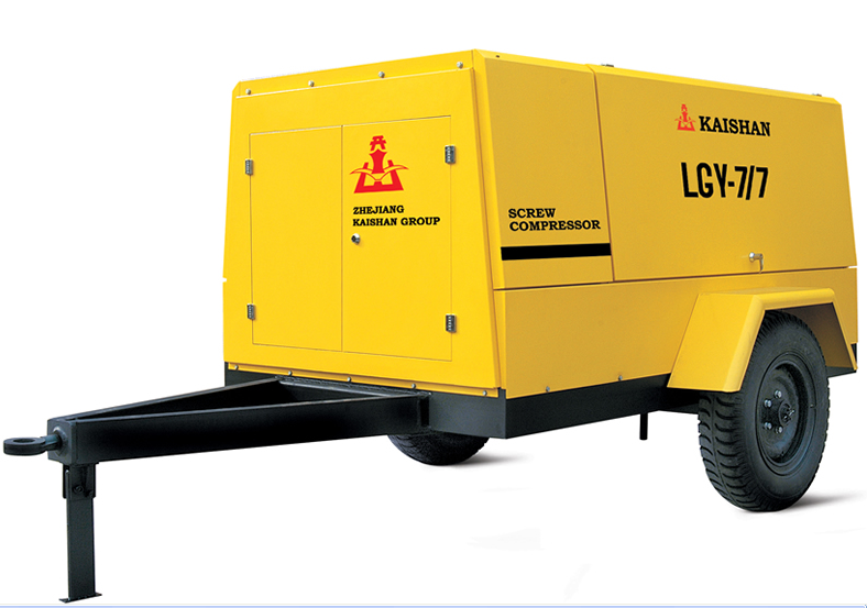 開山牌電動柴動螺桿式空壓機(jī)